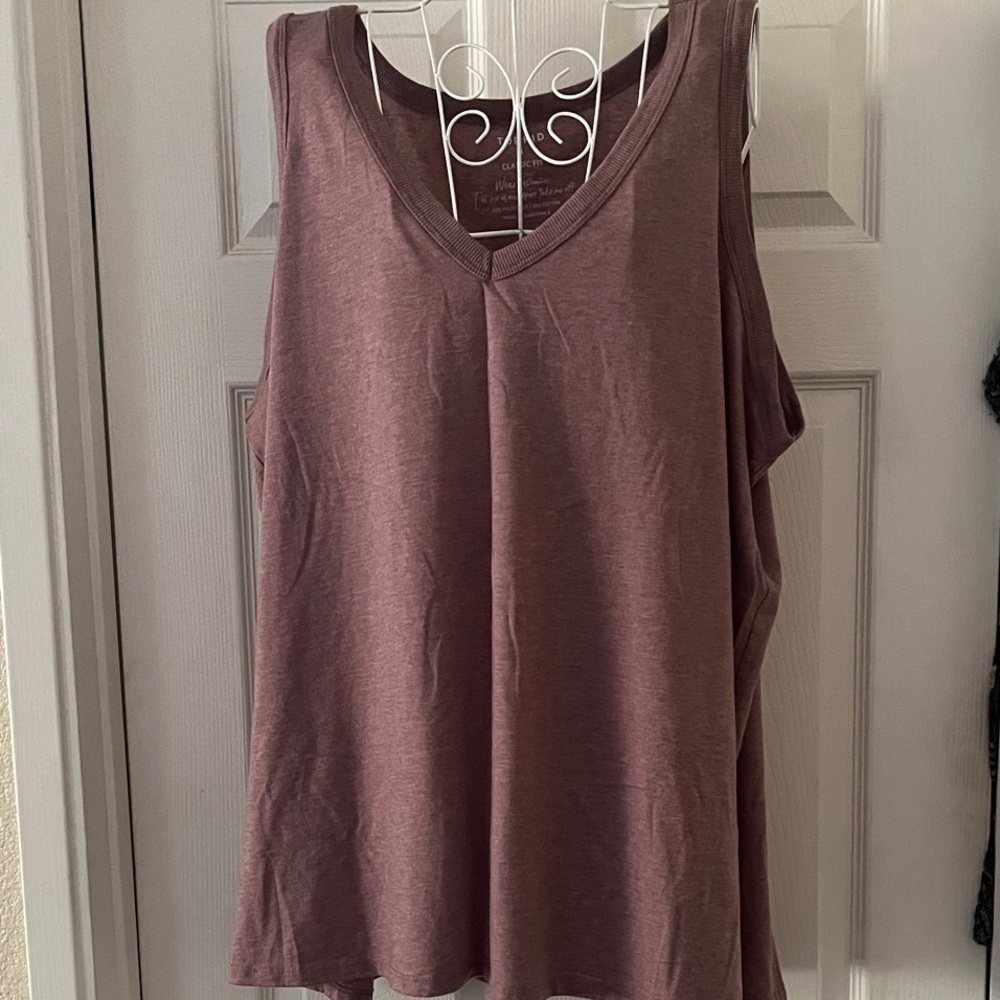 Elegant Mauve Tank Top